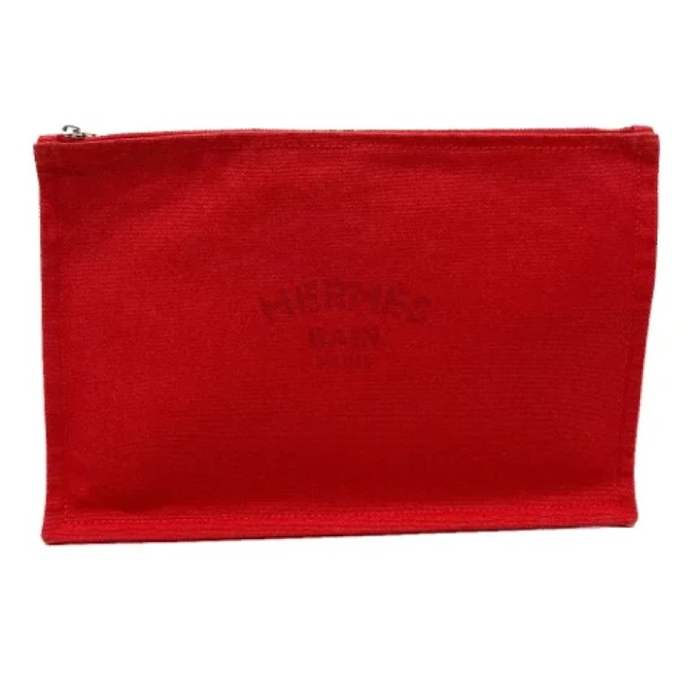 Pre-owned Cotton pouches Hermès Vintage