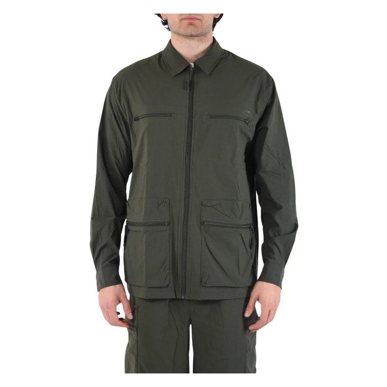 Kurtka Nylon Ripstop Overshirt dla Mężczyzn Rains