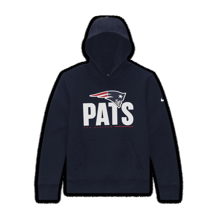 Bluza z kapturem dla dużych dzieci Nike (NFL New England Patriots) - Niebieski