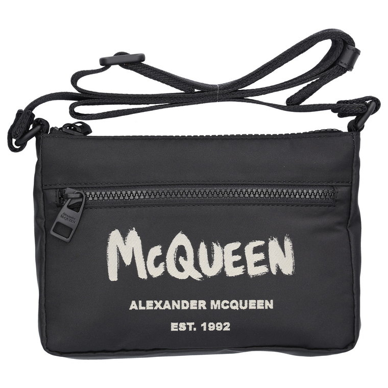 Alexander McQueen Torba na ramię GRAFFITI nylon