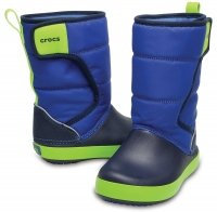 Crocs Lodge Point Snow Boot K 204660 B14 C6 I Eu 23 Blue Jean/Navy