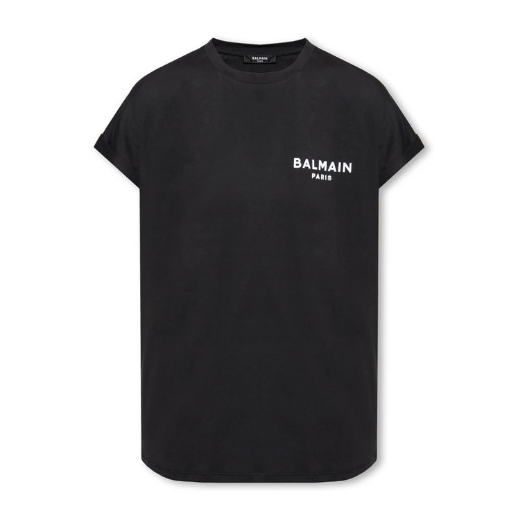 T-shirt z logo Balmain