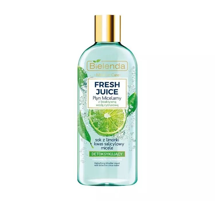 BIELENDA FRESH JUICE DETOKSYKUJĄCY PŁYN MICELARNY LIMONKA 500ML