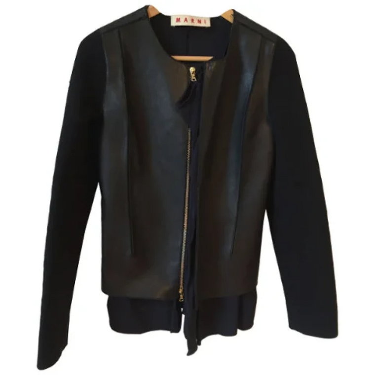 Pre-owned Leather outerwear Marni Pre-owned