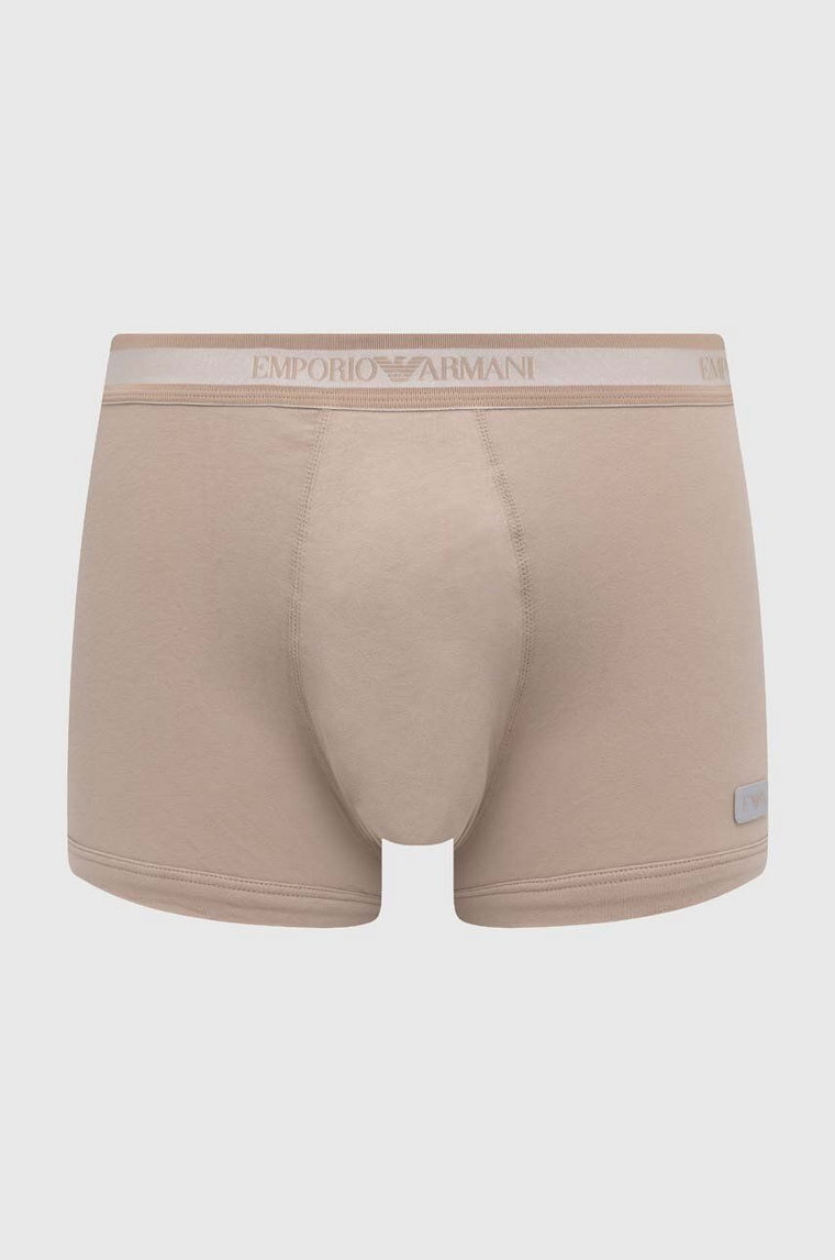 Emporio Armani Underwear bokserki męskie kolor beżowy