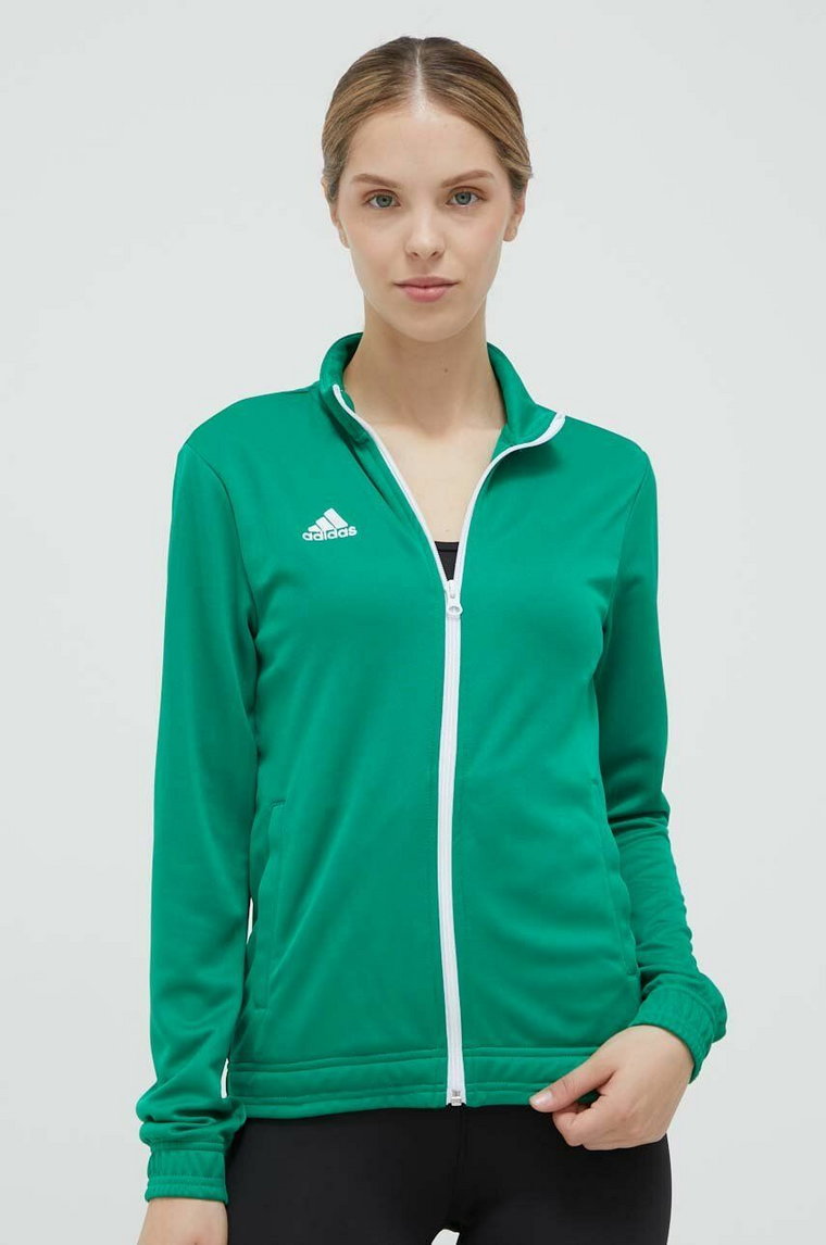 adidas Performance bluza treningowa Entrada 22 kolor zielony gładka HI2136