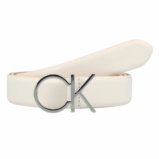 Calvin Klein CK Logo Pas Skórzany bright white 95 cm