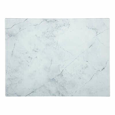 Deska do krojenia szklana white marble