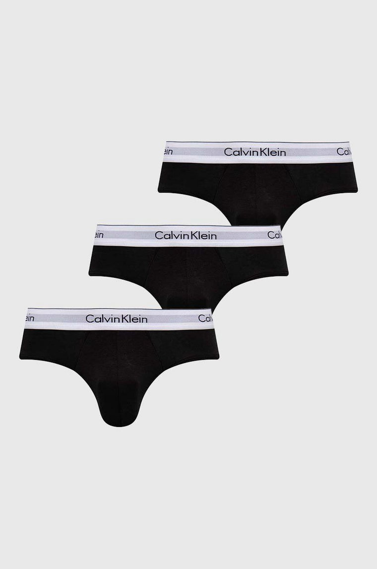 Calvin Klein Underwear slipy 3-pack męskie kolor czarny