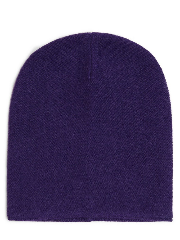 Marie Lund - Damska czapka z czystego kaszmiru, lila