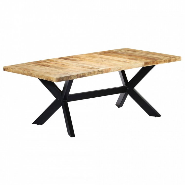 Stół jadalniany, 200x100x75 cm, lite drewno mango kod: V-247427