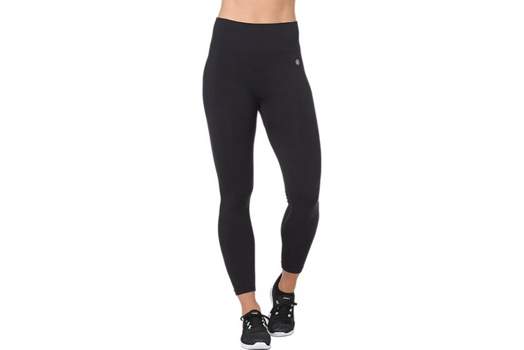 Asics Seamless Cropped Tight 2032A387-001, Damskie, Czarne, leginsy, nylon, rozmiar: S