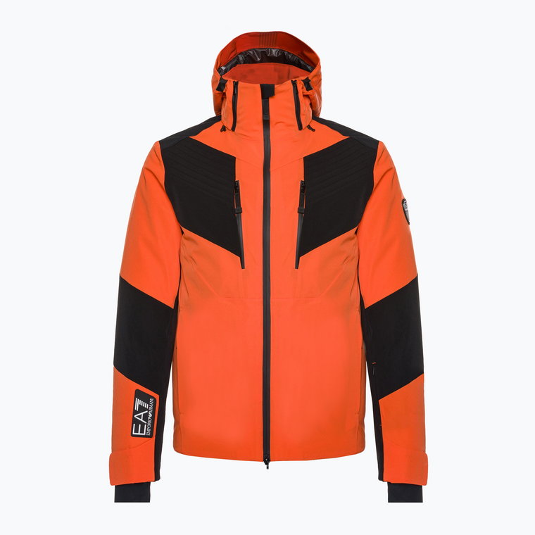 Kurtka narciarska męska EA7 Emporio Armani Giubbotto 6RPG07 fluo orange