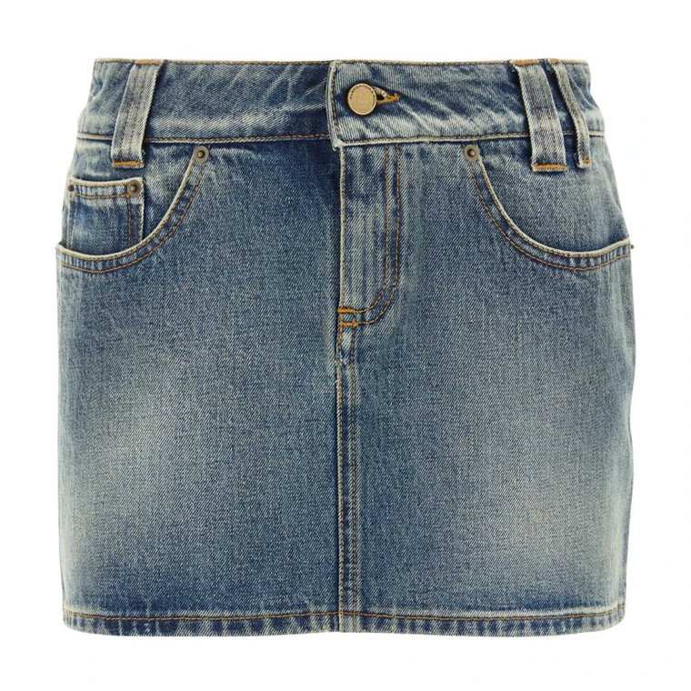 Denim Skirts Alessandra Rich