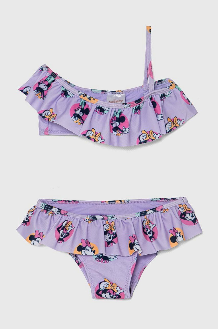 zippy dwuczęściowy strój kąpielowy dziecięcy x Disney kolor fioletowy