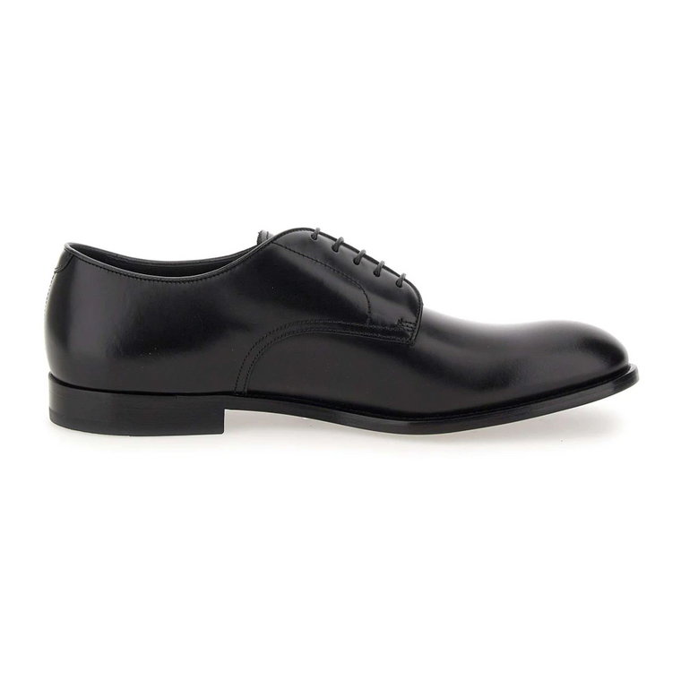 Czarne płaskie buty dla mężczyzn Doucal's