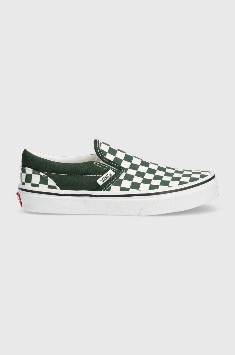 Vans tenisówki dziecięce UY Classic Slip-On kolor zielony