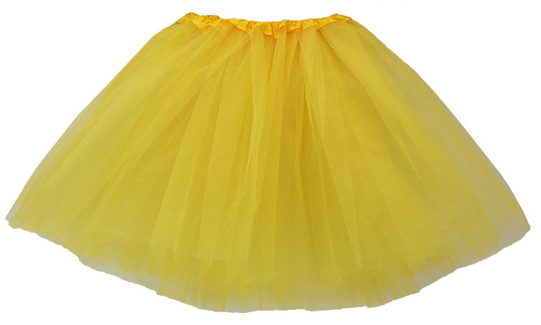 Spódniczka Tiulowa 40 cm Spódnica Tutu żółta