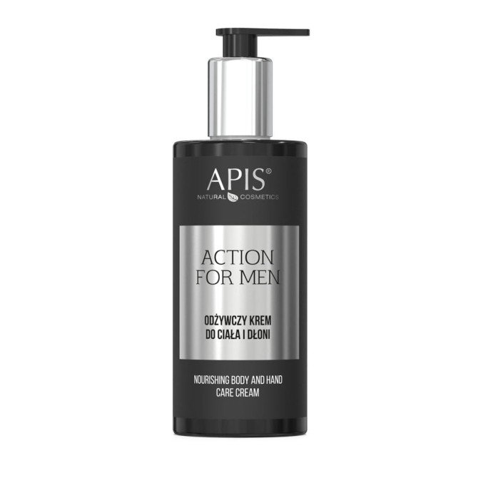 APIS Action For Men odżywczy krem do ciała i dłoni 300ml