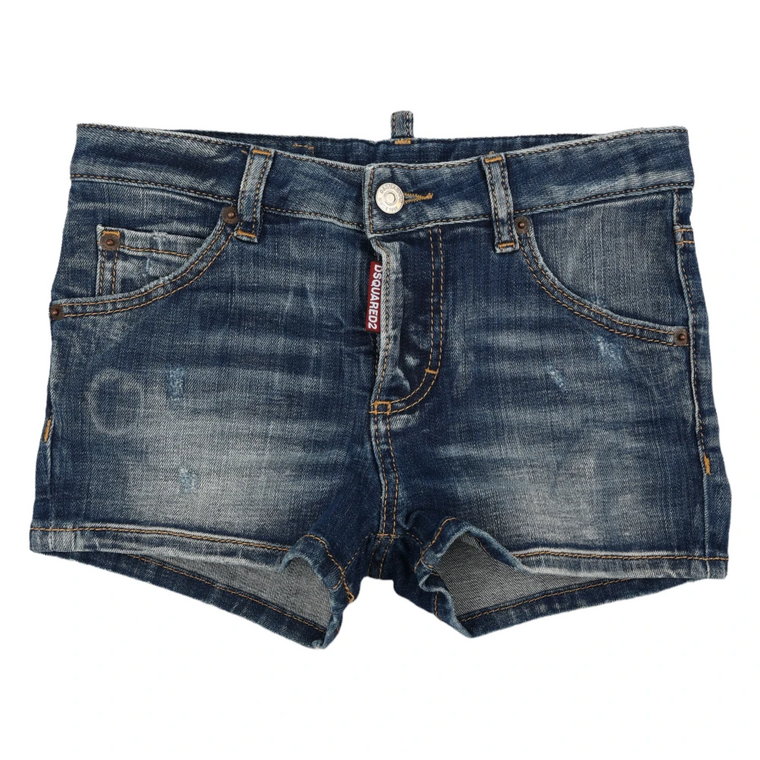 Krótkie spodenki dziecięce Jeans Dq02Qrd005F - Dq01 Dsquared2