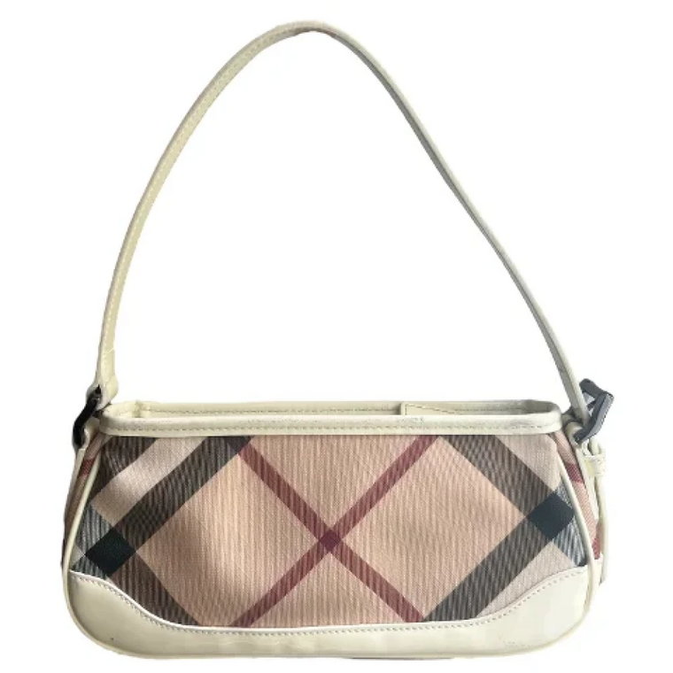 Pre-owned Coated canvas shoulder-bags Burberry Vintage