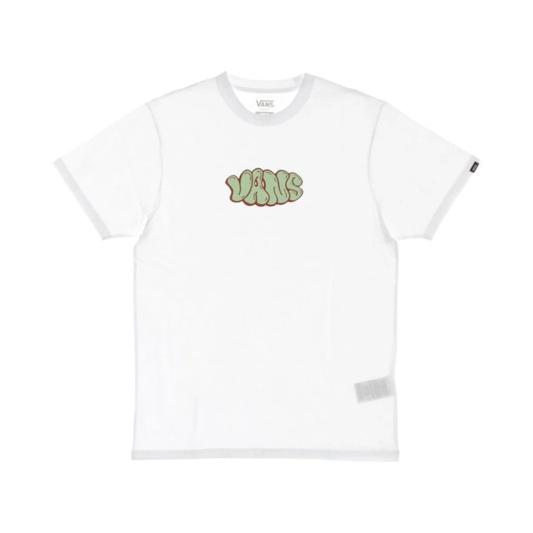 Biała Tagged Tee Krótki Rękaw T-shirt Vans