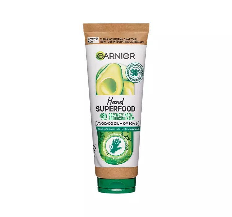 GARNIER HAND SUPERFOOD ODŻYWCZY KREM DO RĄK OLEJEK AWOKADO 75ML