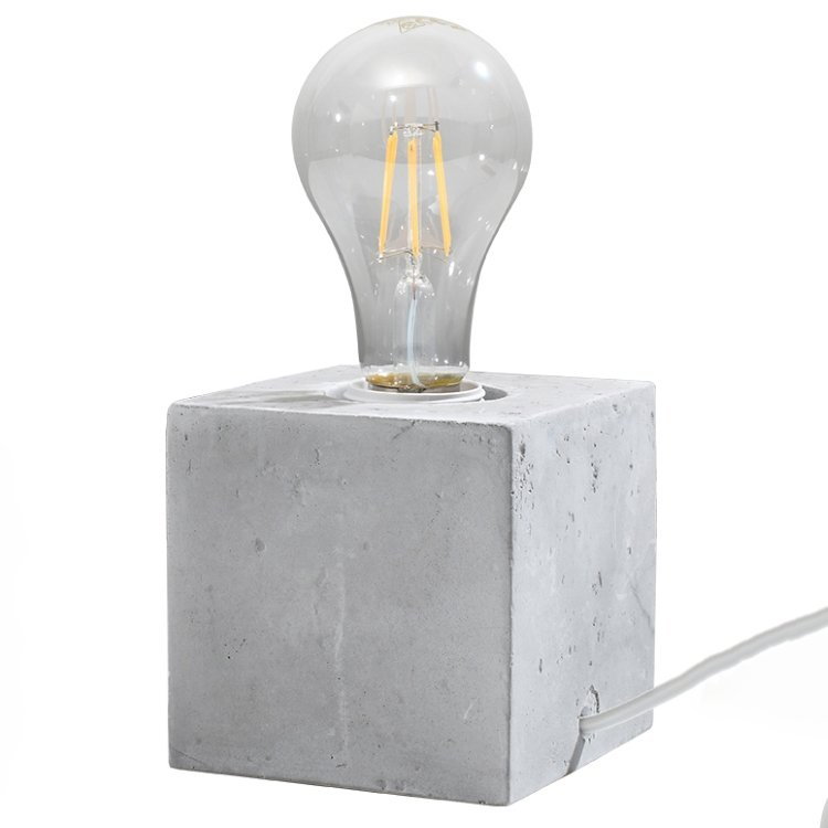 Lampa biurkowa ARIZ beton industrialny kwadrat rozproszone światło SL.0683 Sollux Lighting