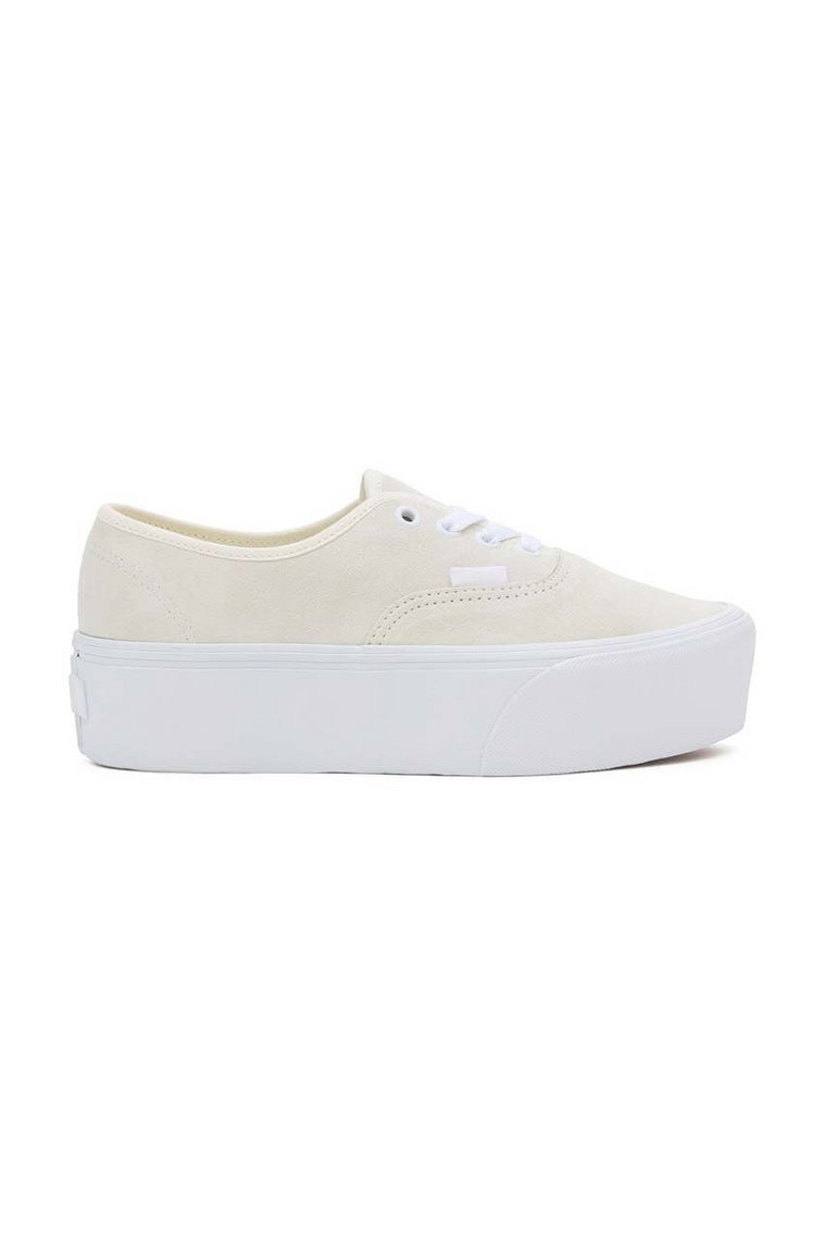 Vans tenisówki zamszowe Authentic Stackform kolor beżowy VN000CN0CDA1