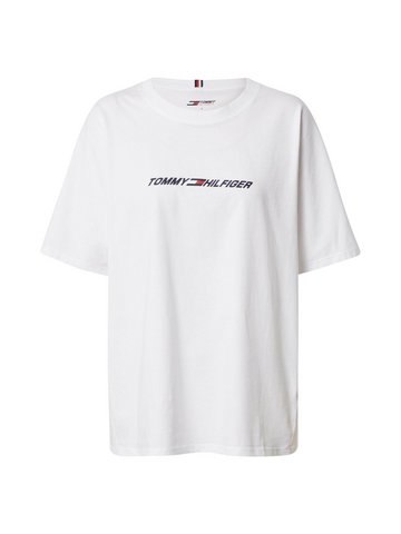 Tommy Sport Koszulka funkcyjna  niebieska noc / czerwony / biały