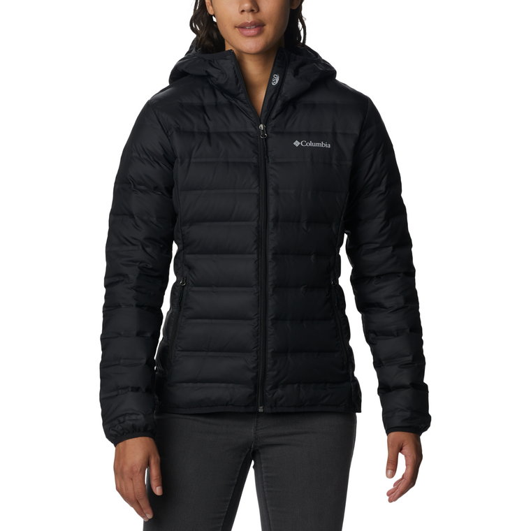 Damska kurtka puchowa Columbia Lake 22 Down Hooded Jacket black - M