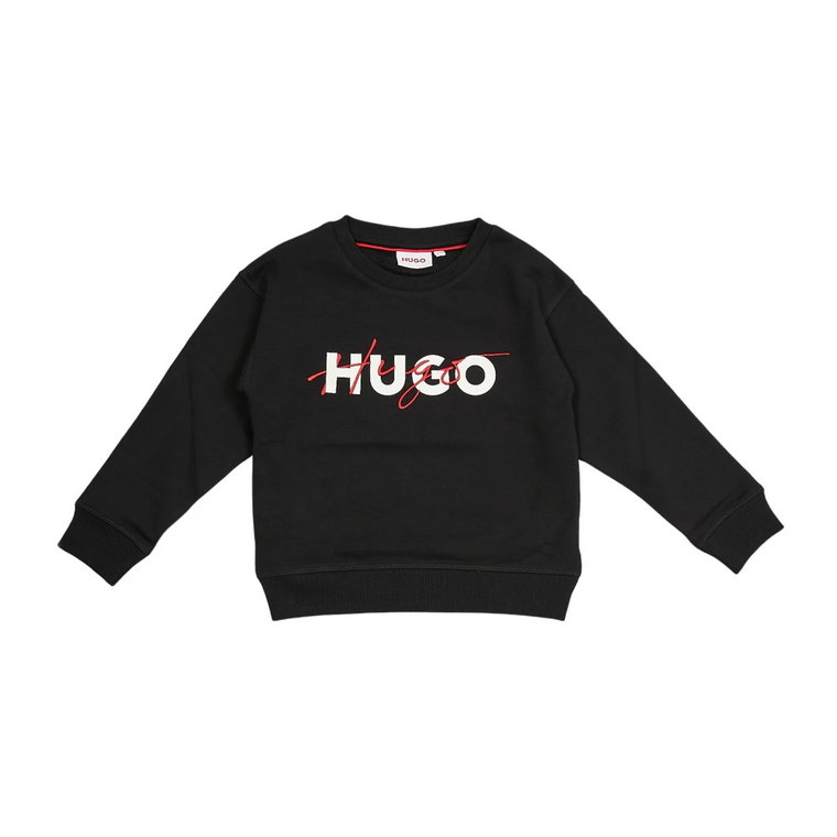 Dziecięcy sweter z logo Hugo Boss