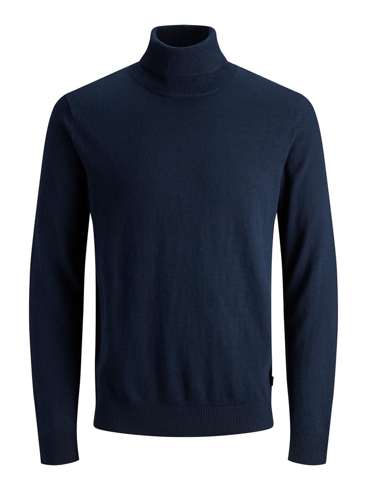 Jack & Jones Sweter "Emil" w kolorze granatowym