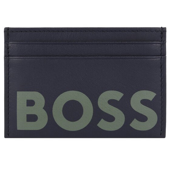 Boss Big BL Etui na karty kredytowe Ochrona RFID Skórzany 10 cm navy-418