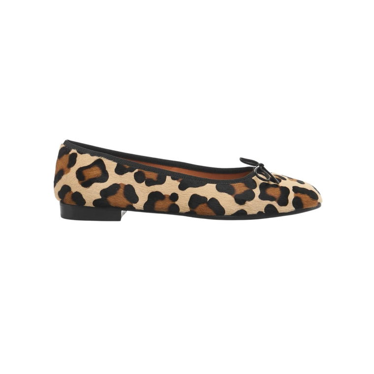 Brązowe Slip-On Skórzane Baletki Aw23 Billi Bi