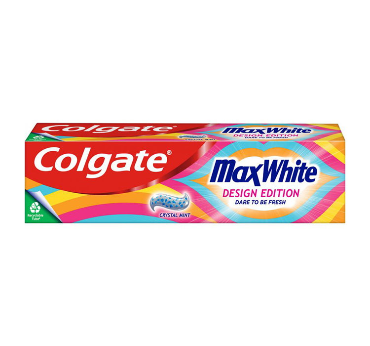 COLGATE MAX WHITE PASTA DO ZĘBÓW DESIGN EDITION 75ML