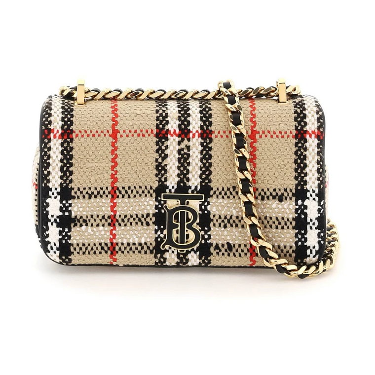 Torba Lola na Ramię z Wzorem Vintage Check Burberry