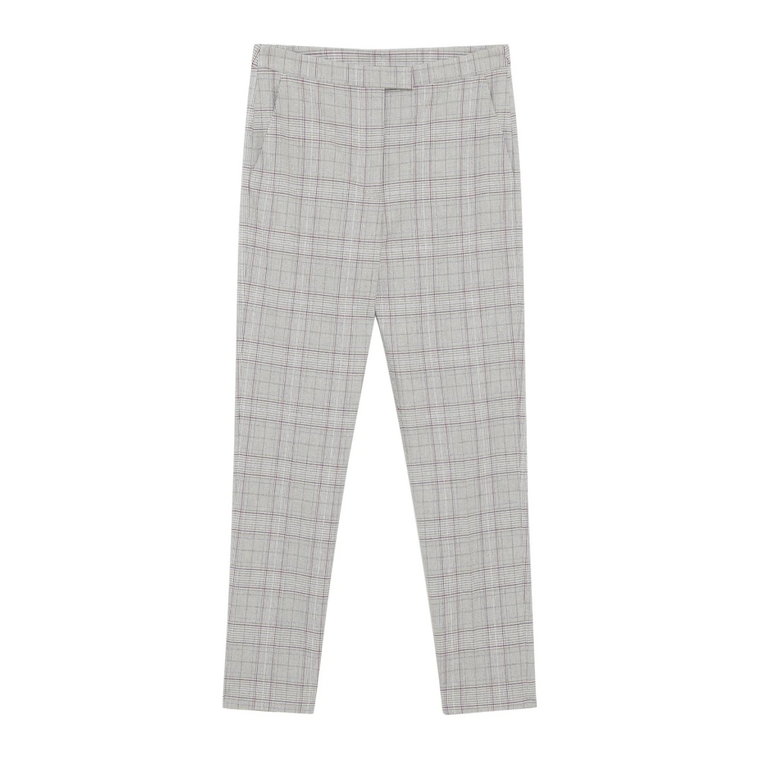 Vintage Check Mid-rise Spodnie Patrizia Pepe