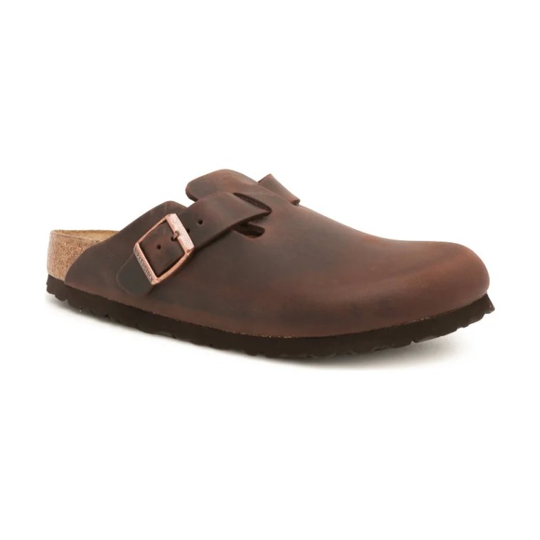 Birkenstock Skórzane mule boston