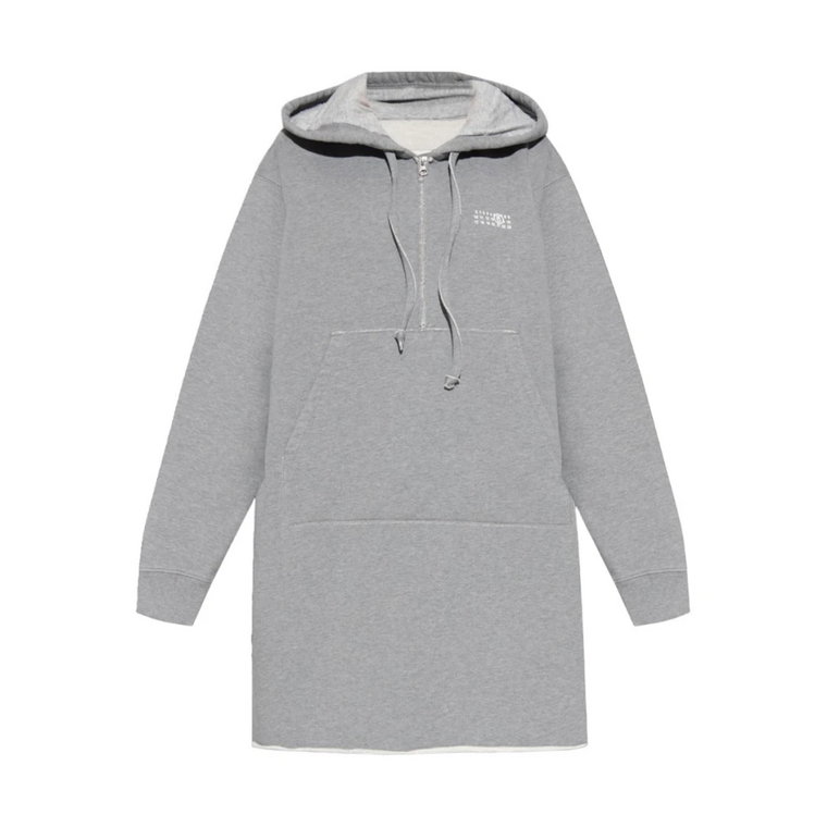 Bawełniany hoodie dla kobiet MM6 Maison Margiela