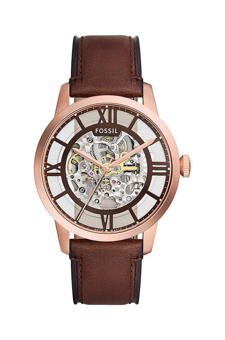 Fossil zegarek męski kolor brązowy ME3259