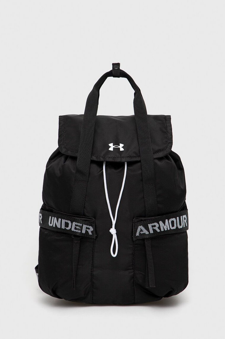 Under Armour plecak damski kolor czarny mały gładki 1369211