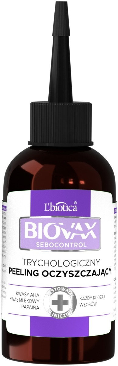 Biovax Sebocontrol Trychologiczny Peeling oczyszczające 100 ml