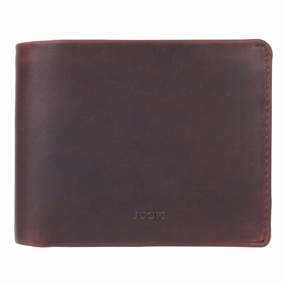 Joop! Loreto Philipos Portfel Ochrona RFID Skórzany 10.5 cm darkbrown