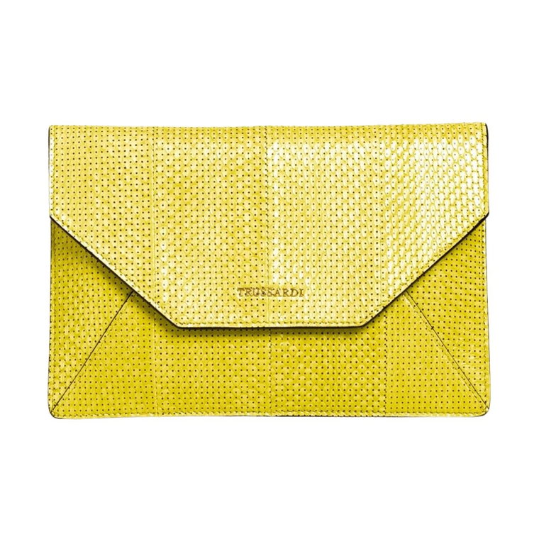 Skórzana Damska Torebka Clutch Trussardi