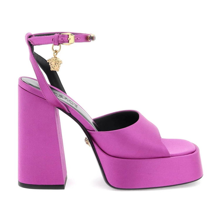 Jedwabne sandały dla kobiet Versace