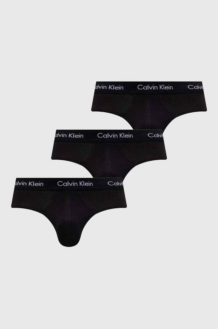 Calvin Klein Underwear slipy 3-pack męskie kolor czarny