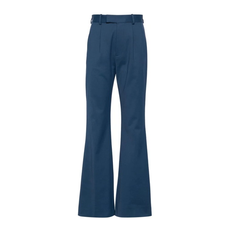 Niebieskie Spodnie Dopasowane z Drobnościami Vivienne Westwood