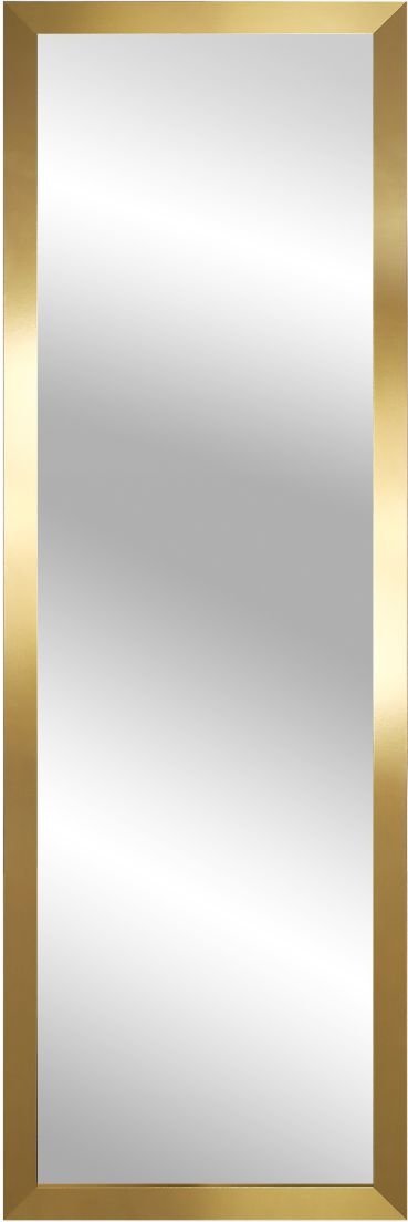 Styler Cannes lustro prostokątne 127x47 cm rama złoty błyszczący metaliczny LU-12275