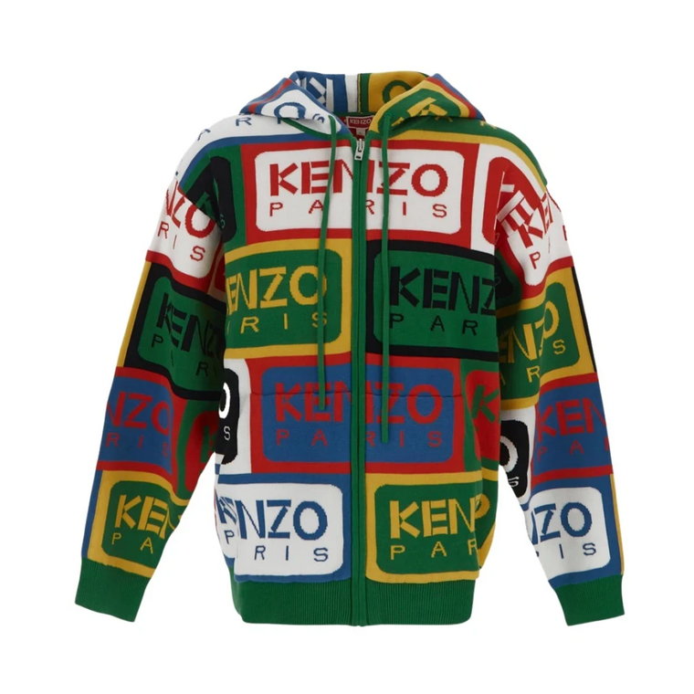Knitted Zipped Hoodie Kenzo